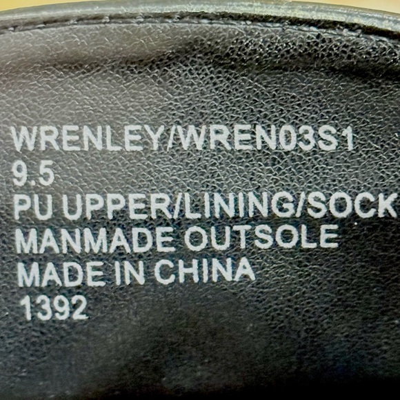 Steve Madden Black Croc Embossed Wrenley Flatform Shoe Size 9.5 - Picture 7 of 7